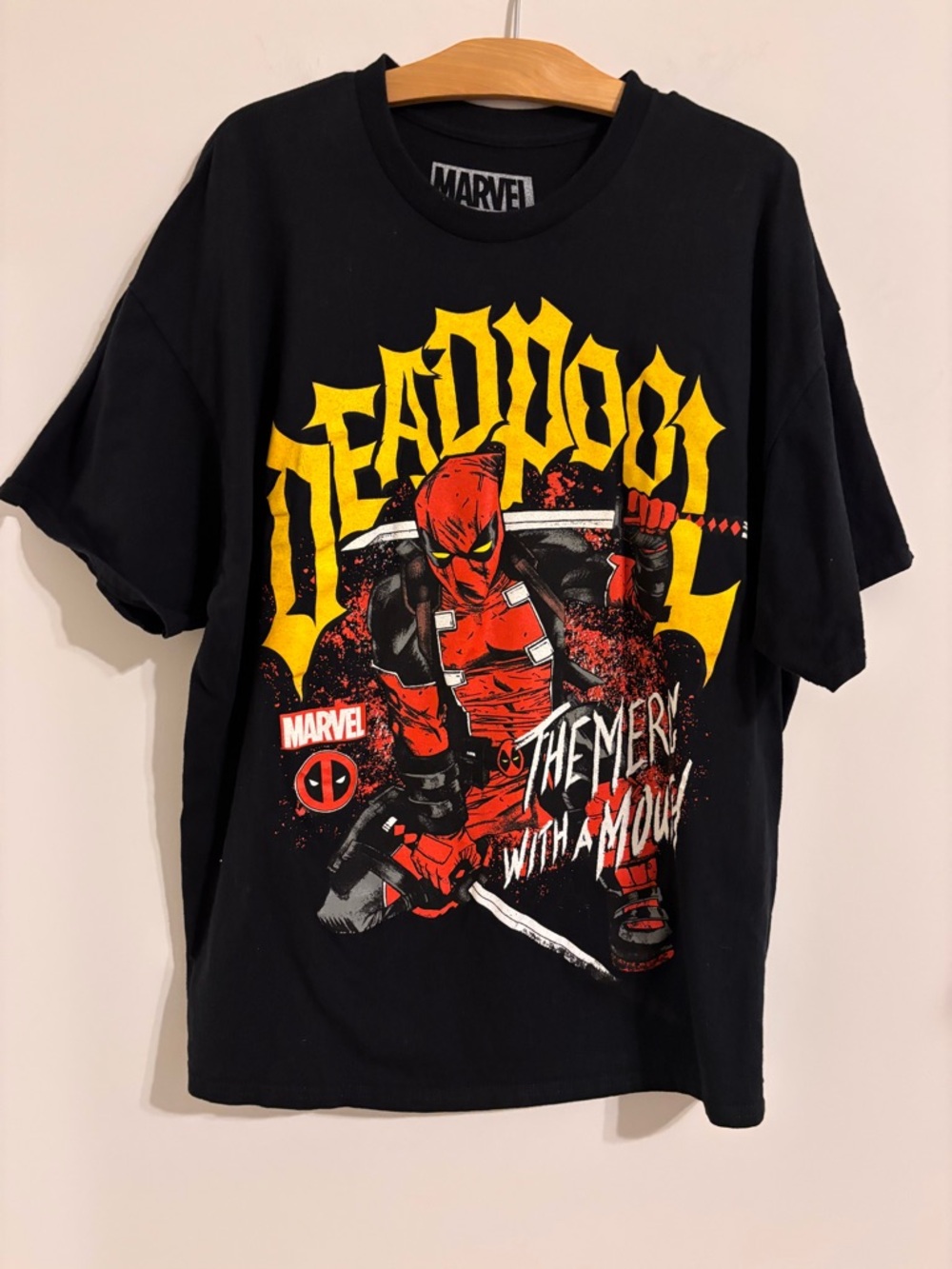 Marvel Deadpool Black Graphic T-Shirt